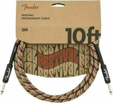 Инструментален кабел Fender Festival Series Мулти 3 m Директен - Директен - 1