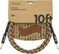 Fender Festival Series Rainbow 3 m Recto - Recto Cable de instrumento (Como nuevo)