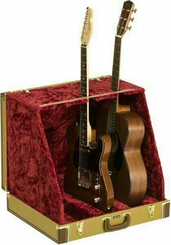 Több gitárállvány Fender Classic Series Case Stand 3 Tweed Több gitárállvány - 1