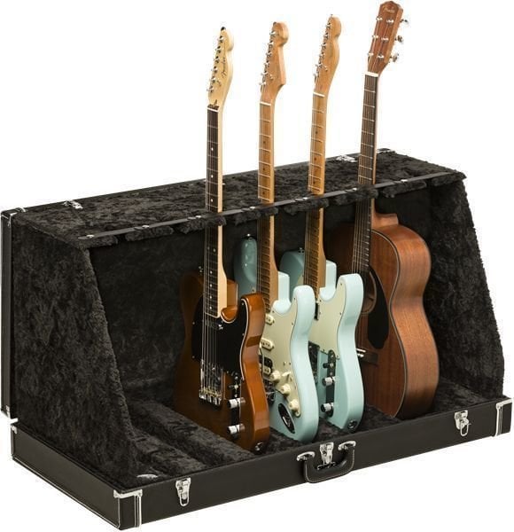 Suporte para várias guitarras Fender Classic Series Case Stand 7 Black Suporte para várias guitarras