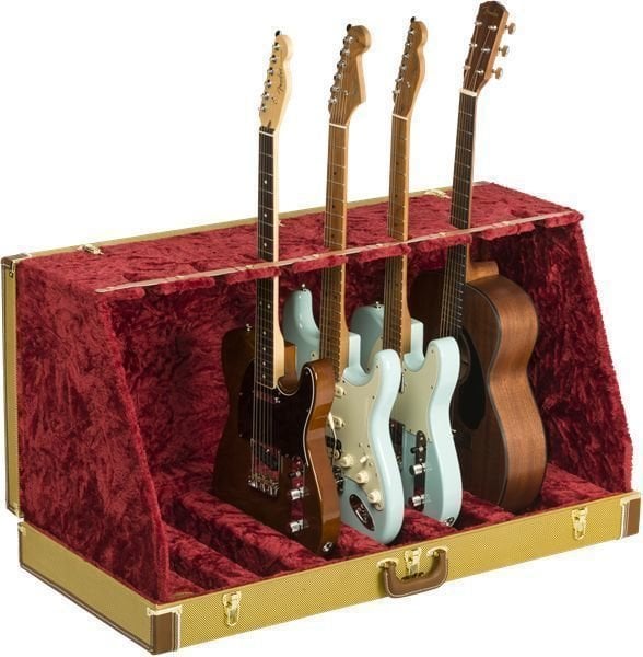 Soporte de guitarra múltiple Fender Classic Series Case Stand 7 Tweed Soporte de guitarra múltiple