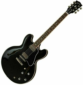 Halvakustisk gitarr Gibson ES-335 Dot Graphite Metallic - 1