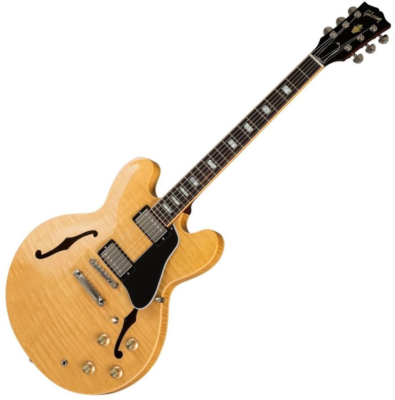 Semi-akoestische gitaar Gibson ES-335 Figured Dark Natural