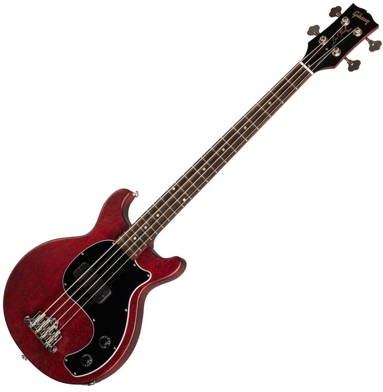 Elektrische basgitaar Gibson Les Paul Junior Tribute DC Worn Cherry