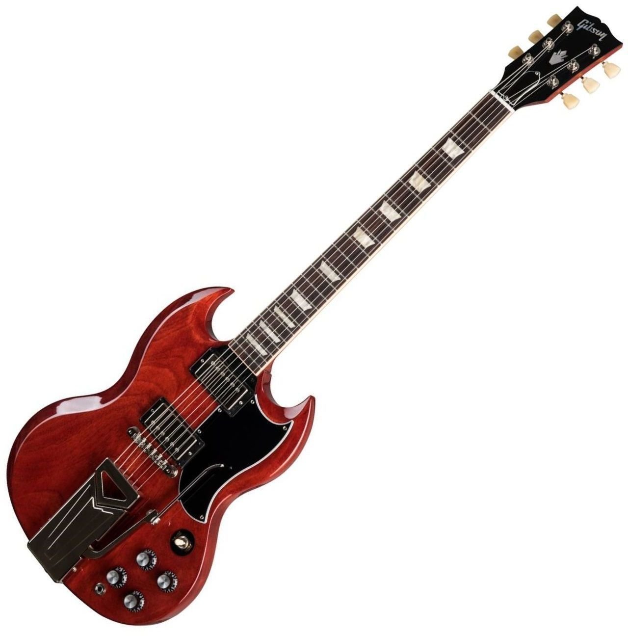 Električna gitara Gibson SG Standard 61 Sideways Vibrola Vintage Cherry