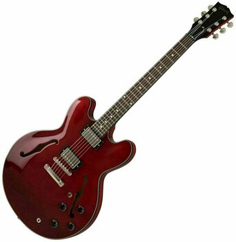 Halvakustisk gitarr Gibson ES-335 Studio Wine Red - 1