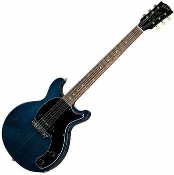Elektrische gitaar Gibson Les Paul Junior Tribute DC Blue Stain - 1