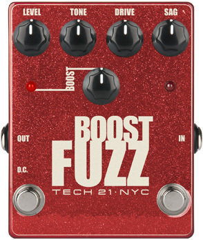 Efecto de guitarra Tech 21 Boost Fuzz