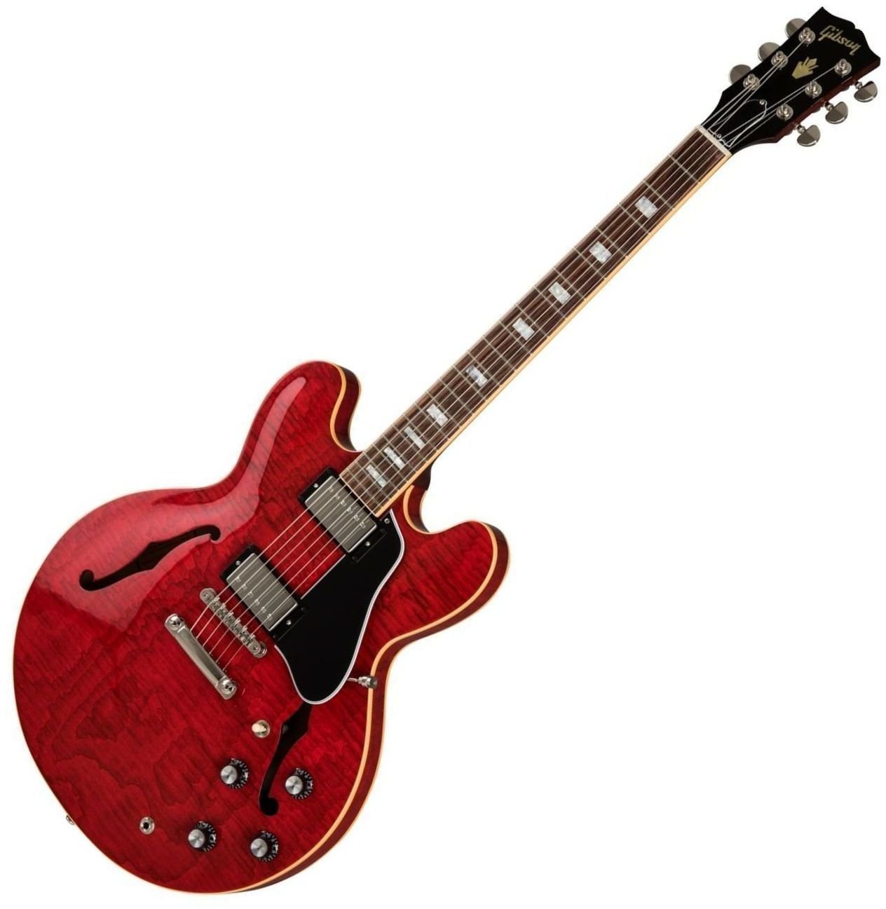 Puoliakustinen kitara Gibson ES-335 Figured Sixties Cherry