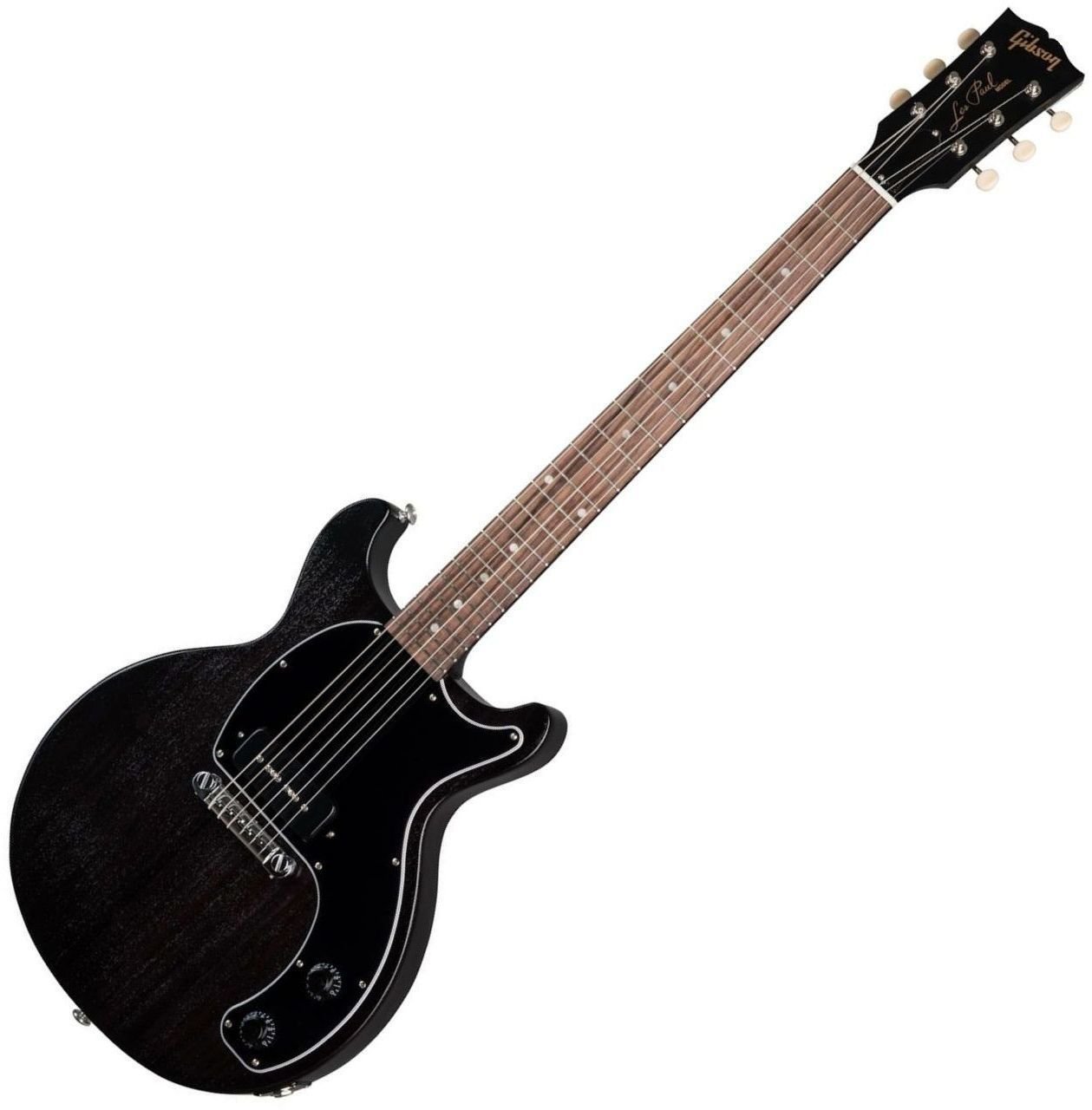 Guitare électrique Gibson Les Paul Junior Tribute DC Worn Ebony