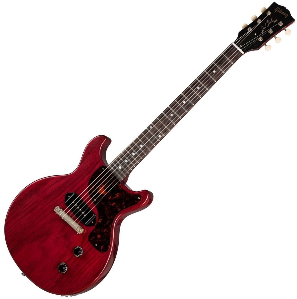 Guitare électrique Gibson 1958 Les Paul Junior DC VOS Cherry Red