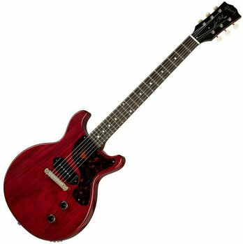 Guitare électrique Gibson 1958 Les Paul Junior DC VOS Cherry Red - 1