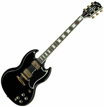 E-Gitarre Gibson SG Custom 2-Pickup EB Gloss Ebony - 1