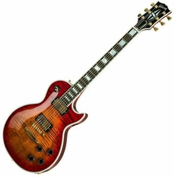 Guitare électrique Gibson LP Axcess Custom Figured Top Ebony FB Gloss Bengal Burst - 1