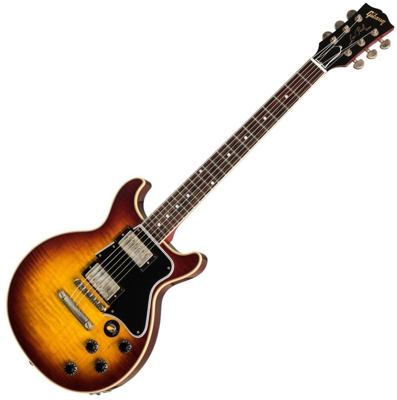 Electric guitar Gibson Les Paul Special DC Figured Maple Top VOS Bourbon Burst
