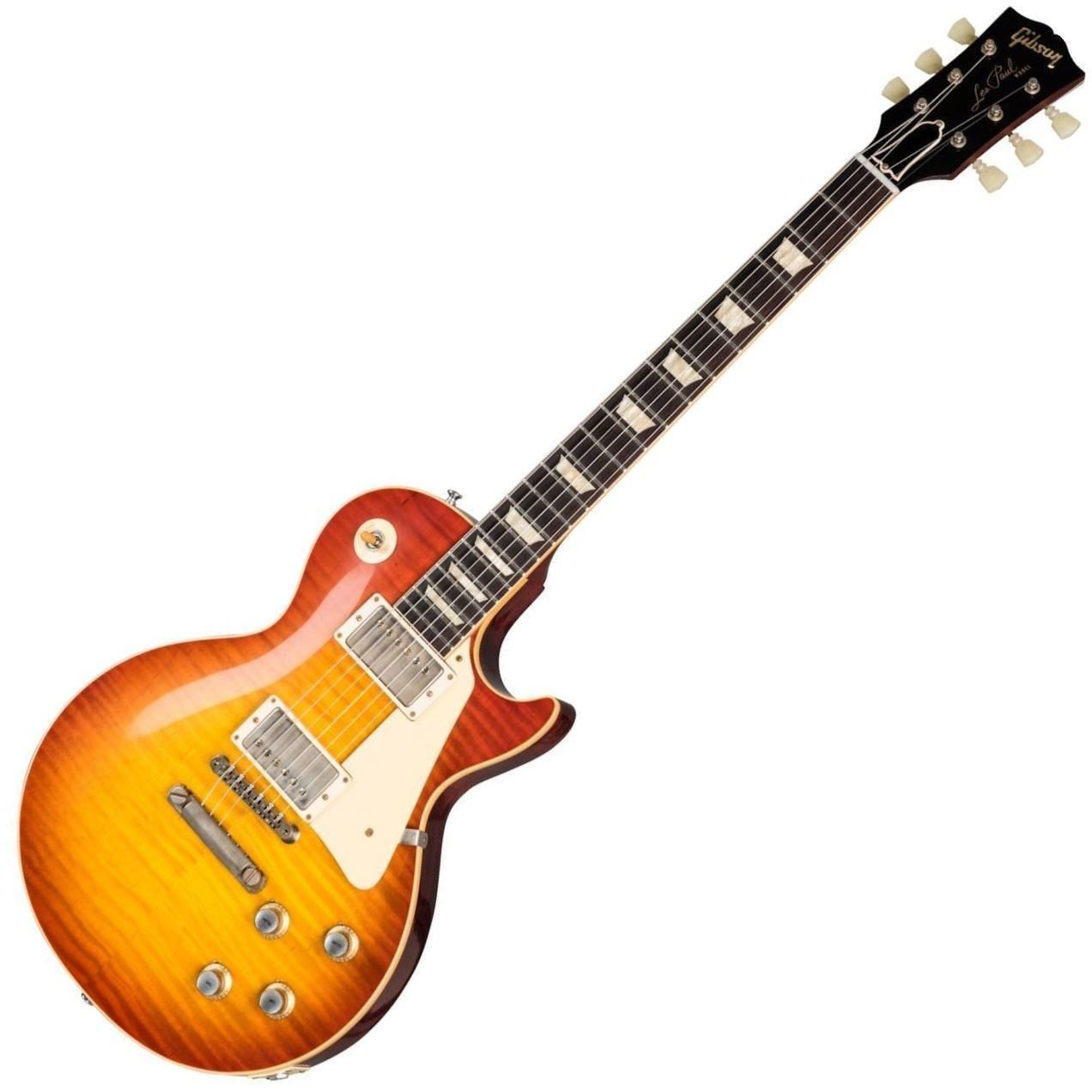 Electric guitar Gibson 1960 Les Paul Standard Reissue VOS Washed Cherry Sunburst