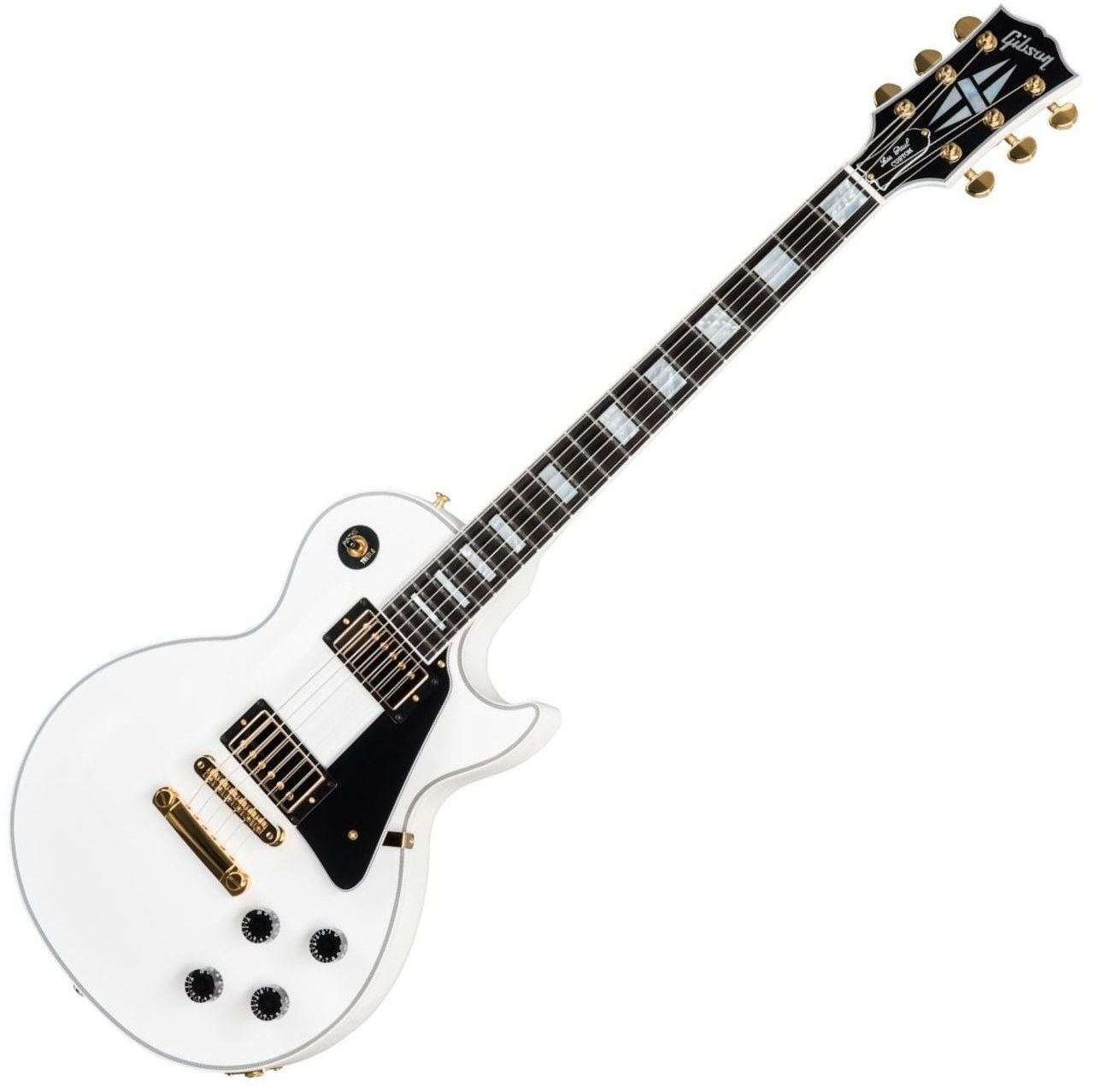 Sähkökitara Gibson Les Paul Custom Alpine White