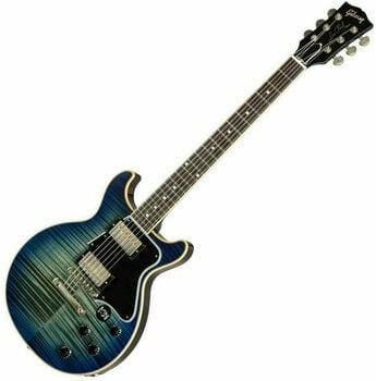Guitarra electrica Gibson Les Paul Special DC Figured Maple Top VOS Blue Burst - 1