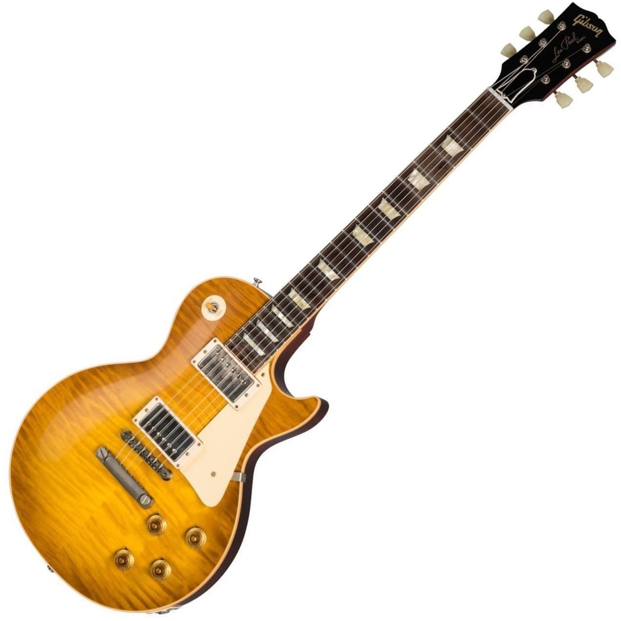 Guitarra elétrica Gibson 60th Anniversary 59 Les Paul Standard BRW Golden Poppy Burst