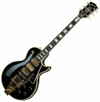 Guitare électrique Gibson 1957 Les Paul Custom Reissue 3-Pickup Bigsby VOS Ebony - 1