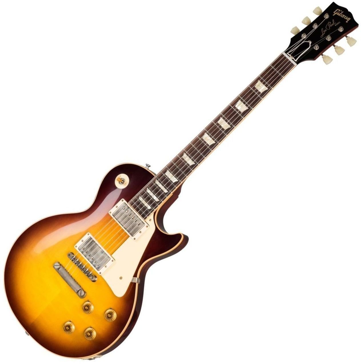 Guitare électrique Gibson 1958 Les Paul Standard Reissue VOS Bourbon Burst