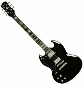 Guitare électrique Epiphone Tony Iommi SG Custom LH Ebony - 1