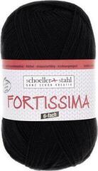 Pređa za pletenje Schoeller + Stahl Fortisima 6-fach 90006-6002 Black Pređa za pletenje