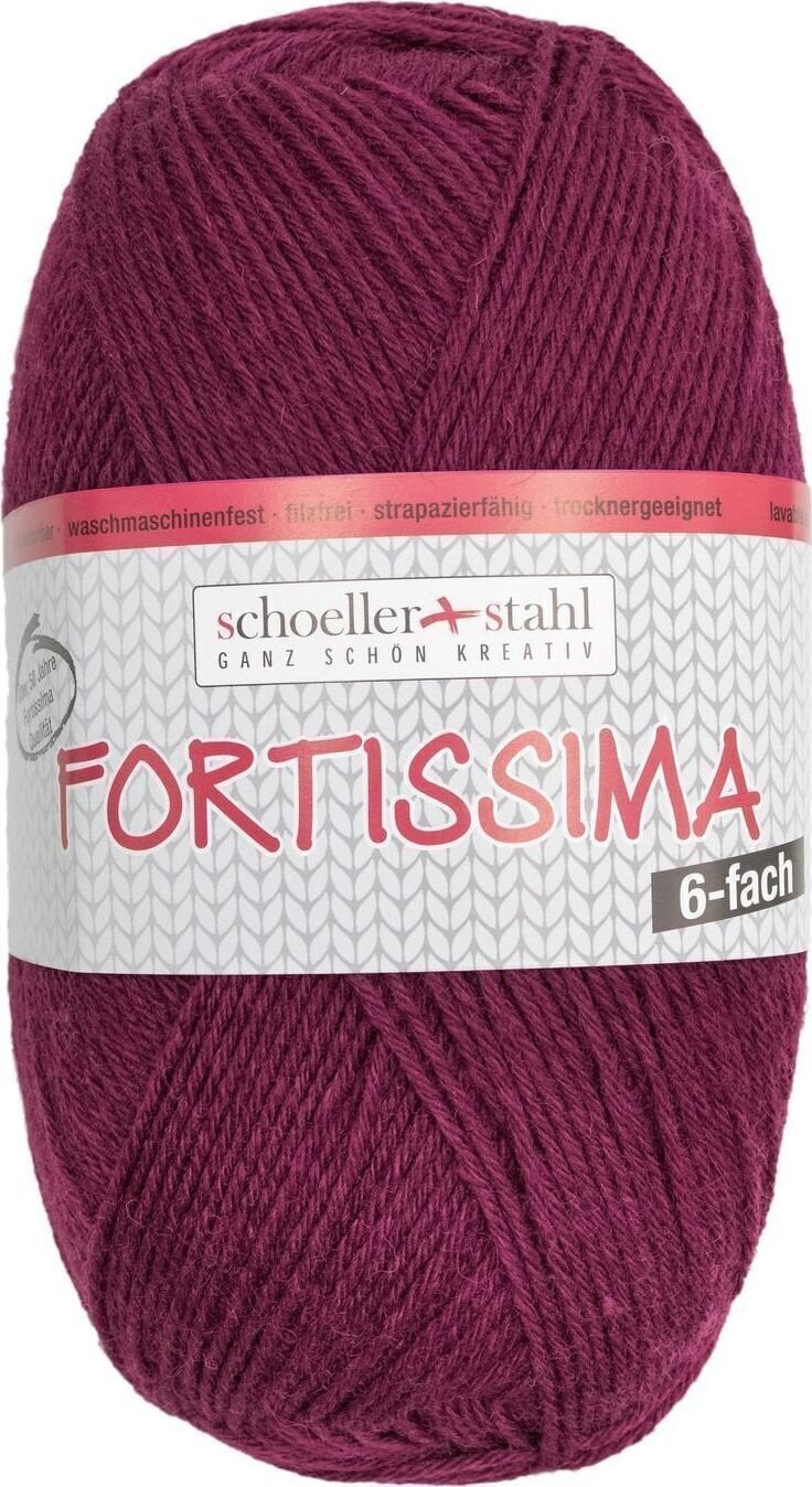 Pređa za pletenje Schoeller + Stahl Fortisima 6-fach 90006-6011 Ruby Pređa za pletenje