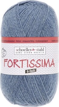 Pređa za pletenje Schoeller + Stahl Fortisima 6-fach 90006-6033 Denim Mottled Pređa za pletenje - 1