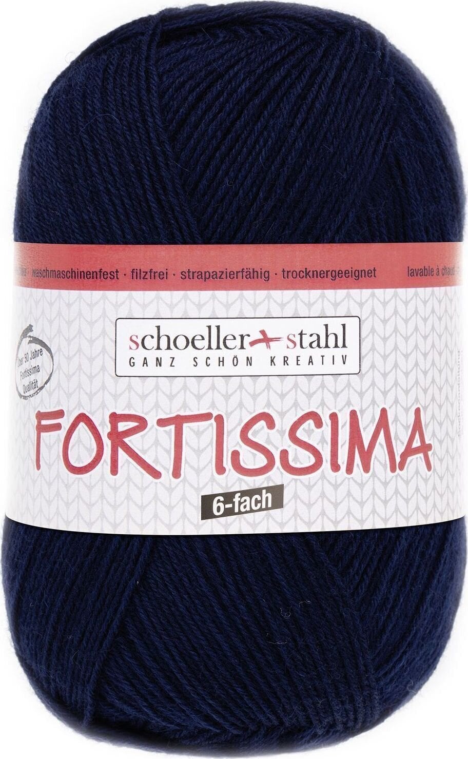 Pređa za pletenje Schoeller + Stahl Fortisima 6-fach 90006-6040 Night Blue Pređa za pletenje