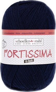 Pređa za pletenje Schoeller + Stahl Fortisima 6-fach 90006-6040 Night Blue Pređa za pletenje - 1