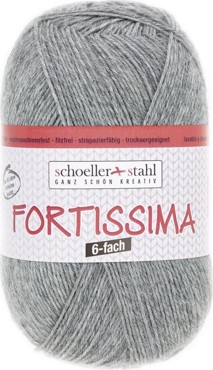 Pređa za pletenje Schoeller + Stahl Fortisima 6-fach 90006-6056 Light Grey Mottled Pređa za pletenje