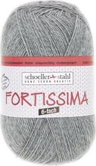 Pređa za pletenje Schoeller + Stahl Fortisima 6-fach 90006-6056 Light Grey Mottled Pređa za pletenje