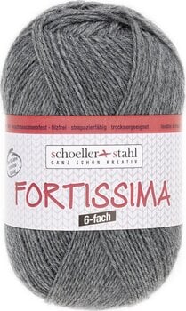 Pređa za pletenje Schoeller + Stahl Fortisima 6-fach 90006-6057 Medium Grey Mottled Pređa za pletenje - 1