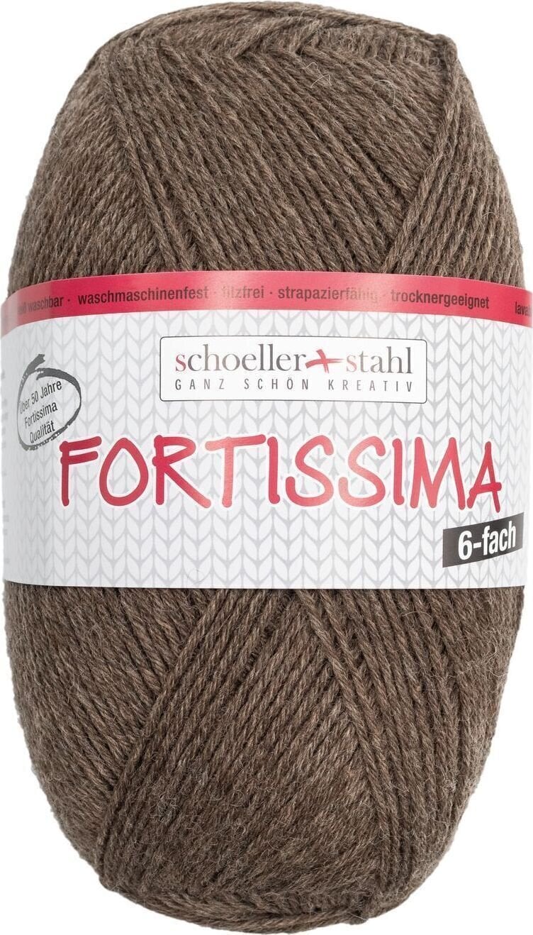 Pređa za pletenje Schoeller + Stahl Fortisima 6-fach 90006-6071 Brown Mottled Pređa za pletenje