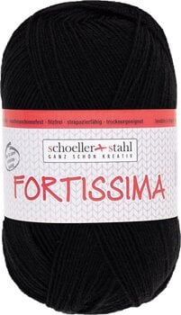 Fire de tricotat Schoeller + Stahl Fortissima 90038-2002 Black Fire de tricotat - 1
