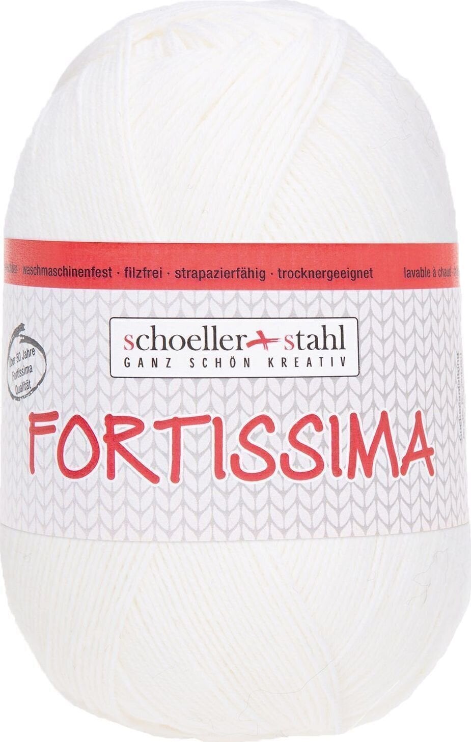 Pređa za pletenje Schoeller + Stahl Fortissima 90038-2024 White Pređa za pletenje