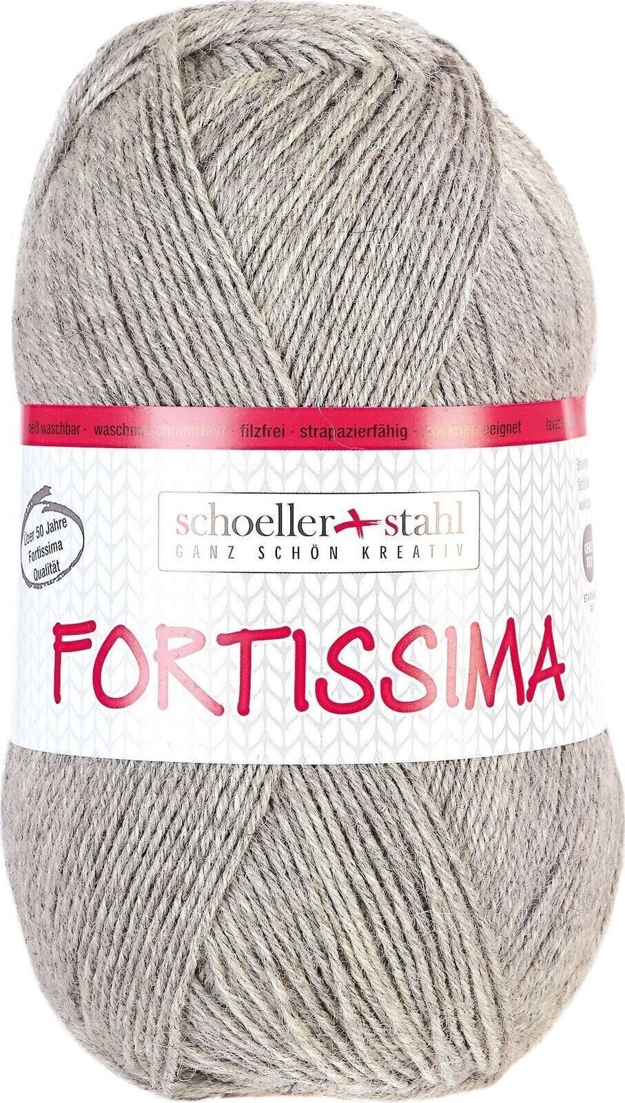 Fire de tricotat Schoeller + Stahl Fortissima 90038-2053 Beige Grey Mottled Fire de tricotat