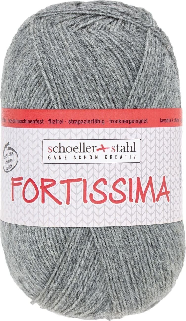 Fire de tricotat Schoeller + Stahl Fortissima 90038-2056 Light Grey Mottled Fire de tricotat