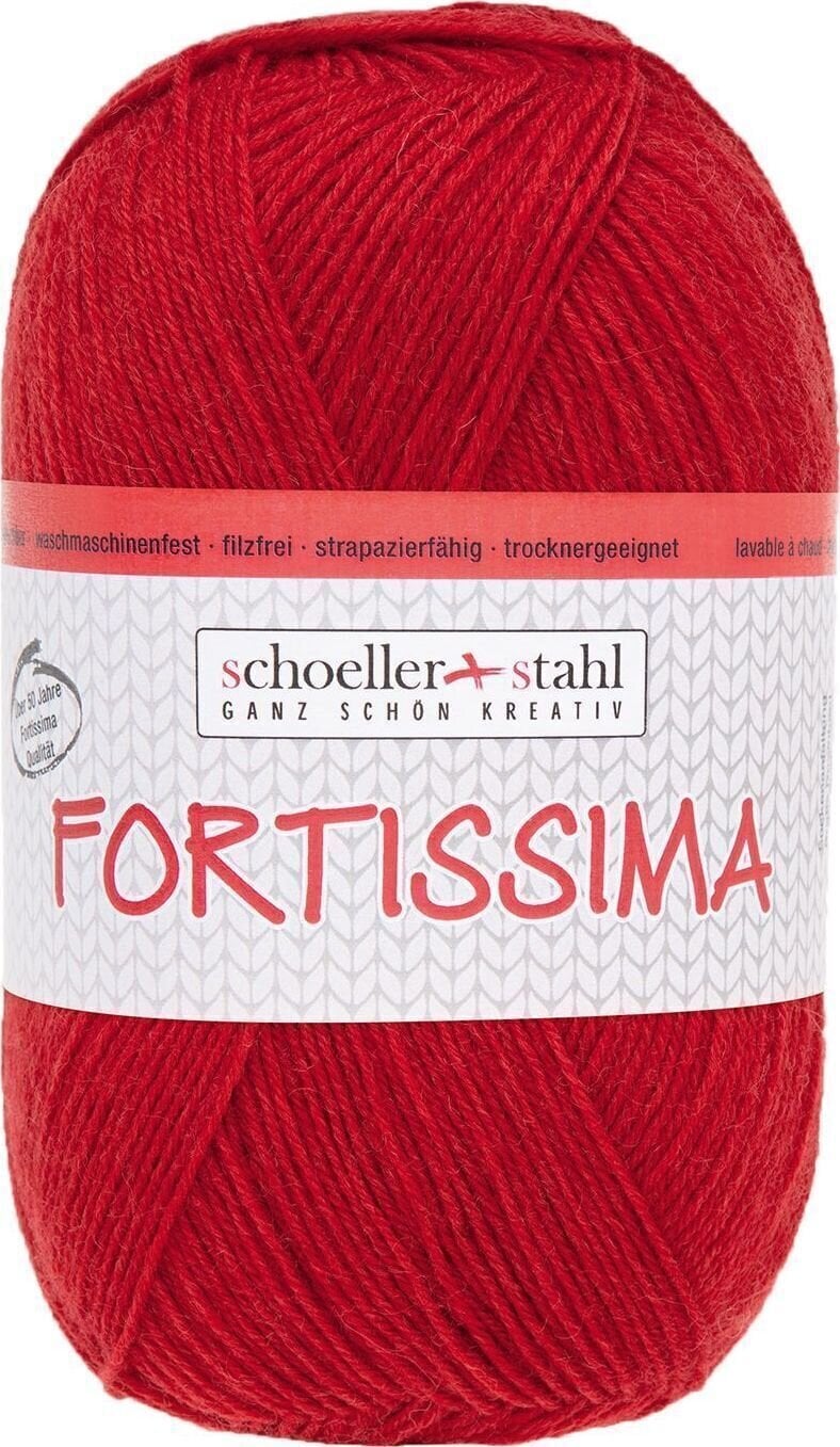 Fire de tricotat Schoeller + Stahl Fortissima 90038-2098 Red Fire de tricotat