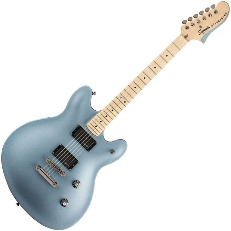 Halbresonanz-Gitarre Fender Squier Contemporary Active Starcaster MN Ice Blue Metallic (Nur ausgepackt)