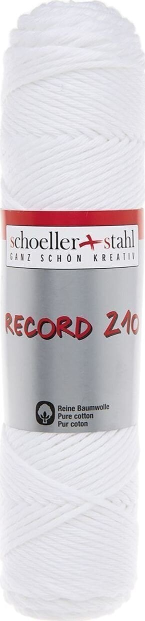 Knitting Yarn Schoeller + Stahl Record 210 90173-81 White Knitting Yarn