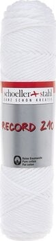 Knitting Yarn Schoeller + Stahl Record 210 90173-81 White Knitting Yarn - 1