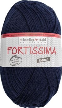 Pletací příze Schoeller + Stahl Fortissima Uni 8-fach 90009-8040 Night Blue Pletací příze - 1