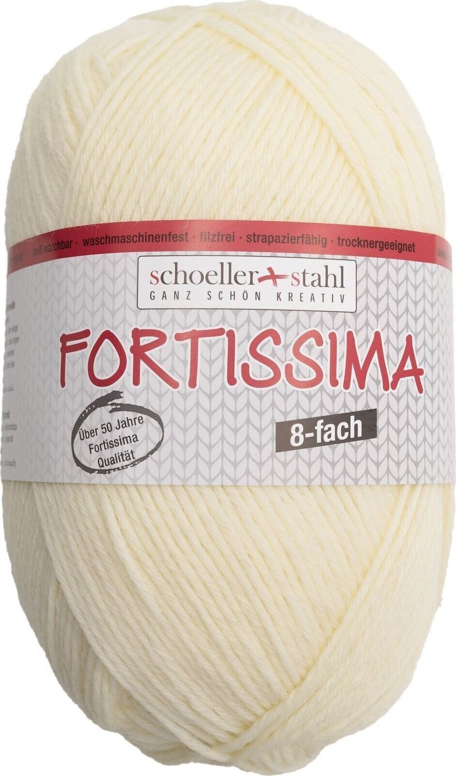 Stickgarn Schoeller + Stahl Fortissima Uni 8-fach 90009-8048 Natural Stickgarn