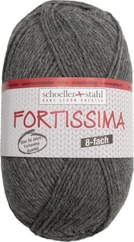 Stickgarn Schoeller + Stahl Fortissima Uni 8-fach 90009-8057 Medium Grey Mottled Stickgarn - 1