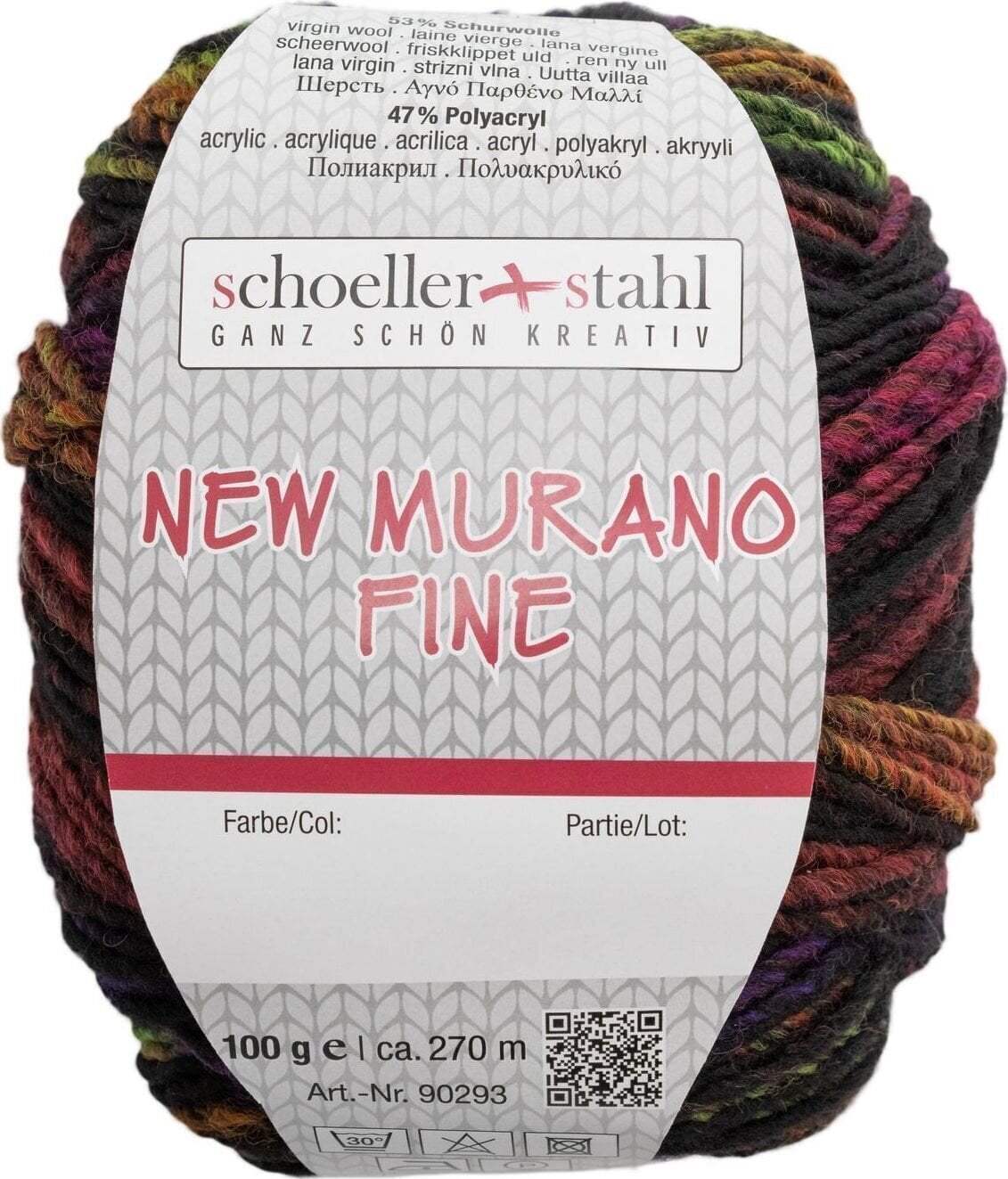 Fire de tricotat Schoeller + Stahl New Murano Fine 90293-3 Winter Evening Fire de tricotat