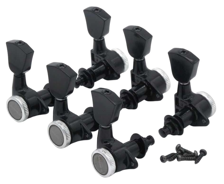 Mécanique pour guitare Gotoh SG301-MGT-04-B-3L/3R Black Mécanique pour guitare