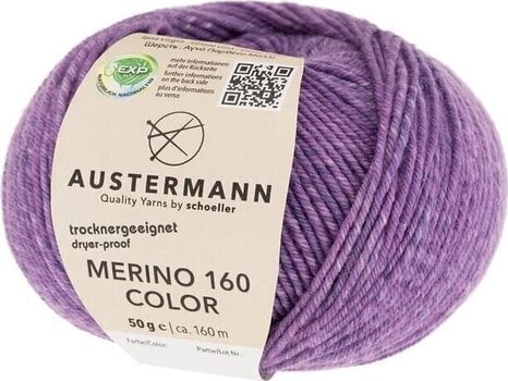 Pređa za pletenje Austermann Merino 160 Color 97611-1219 Lilac Pređa za pletenje - 1