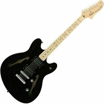 Halbresonanz-Gitarre Fender Squier Affinity Series Starcaster MN Schwarz - 1